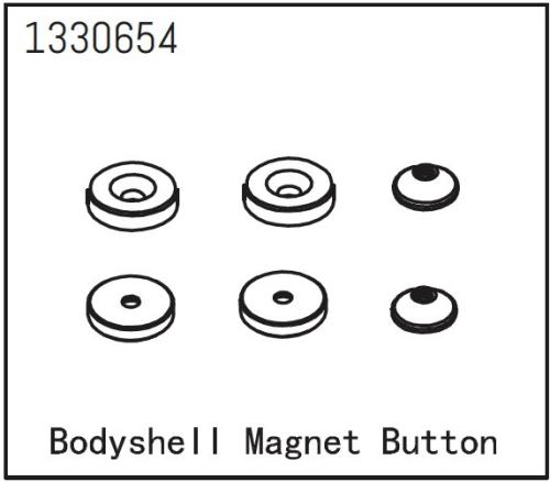 AB-1330654 - Karosserie-Magnetset - Yucatan Absima AB-1330654 AB-1330654 - Karosserie-Magnetset - Yucatan Absima AB-1330654