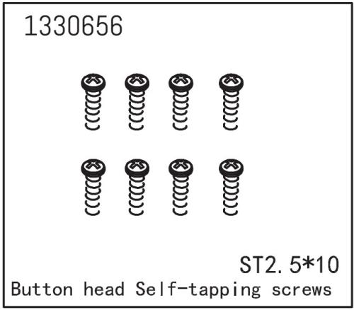 AB-1330656 - Flachkopfschraube selbstschneidend ST2.510 Absima AB-1330656 AB-1330656 - Flachkopfschraube selbstschneidend ST2.510 Absima AB-1330656