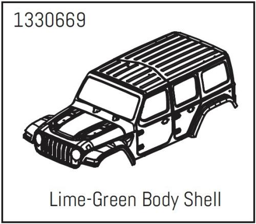 AB-1330669 - PC Karosserie Lime-Green - Yucatan Absima AB-1330669 AB-1330669 - PC Karosserie Lime-Green - Yucatan Absima AB-1330669