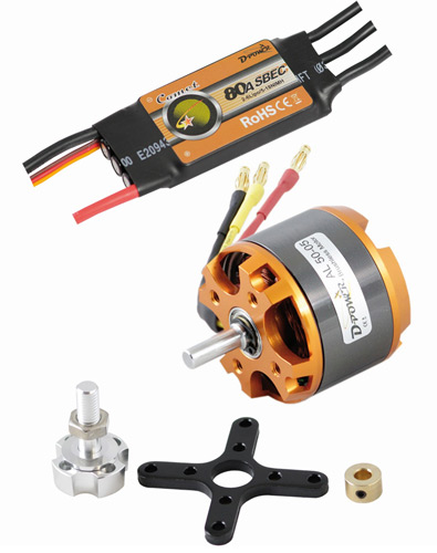 220-AL5005SET - D-Power Brushless SET AL50-05 & 80A Comet Regler 220-AL5005SET