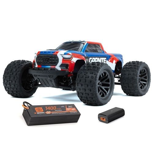 ARA2102T1 - Granite Grom Mega 380 4x4 Monster Truck Blau RTR 1:18 mit Batterie und Ladegeraet ARRMA ARA2102T1 ARA2102T1 - Granite Grom Mega 380 4x4 Monster Truck Blau RTR 1:18 mit Batterie und Ladegeraet ARRMA ARA2102T1