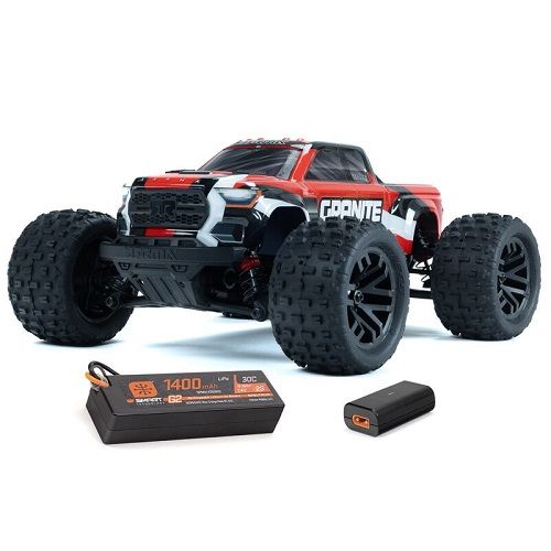 ARA2102T2 - Granite Grom Mega 380 4x4 Monster Truck Rot RTR 1:18 mit Batterie und Ladegeraet ARRMA ARA2102T2 ARA2102T2 - Granite Grom Mega 380 4x4 Monster Truck Rot RTR 1:18 mit Batterie und Ladegeraet ARRMA ARA2102T2