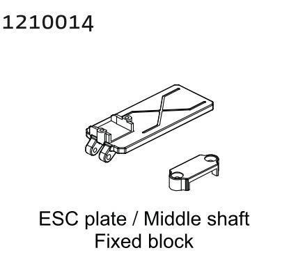 AB-1210014 - ESC-Montageplatte Absima AB-1210014 AB-1210014 - ESC-Montageplatte Absima AB-1210014