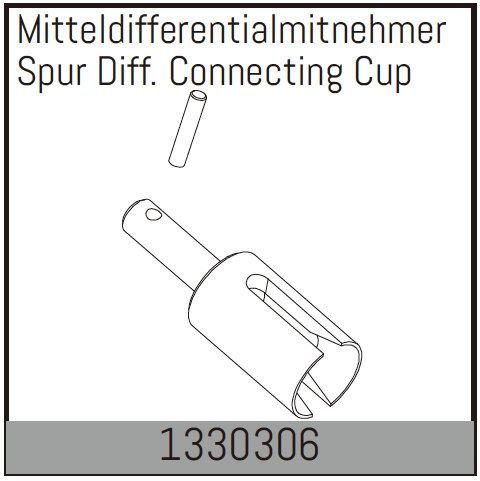 AB-1330306 - Mitteldifferentialmitnehmer Absima AB-1330306 AB-1330306 - Mitteldifferentialmitnehmer Absima AB-1330306