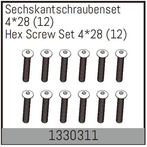 AB-1330311 - Sechskantschraubenset 428 (12) Absima AB-1330311 AB-1330311 - Sechskantschraubenset 428 (12) Absima AB-1330311