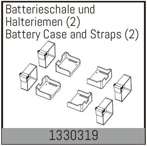 AB-1330319 - Batterieschale und Halteriemen (2) Absima AB-1330319 AB-1330319 - Batterieschale und Halteriemen (2) Absima AB-1330319