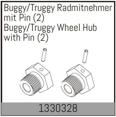 AB-1330328 - Buggy_Truggy Radmitnehmer mit Pin (2) Absima AB-1330328 AB-1330328 - Buggy_Truggy Radmitnehmer mit Pin (2) Absima AB-1330328