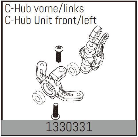 AB-1330331 - C-Hub vorne_links Absima AB-1330331 AB-1330331 - C-Hub vorne_links Absima AB-1330331