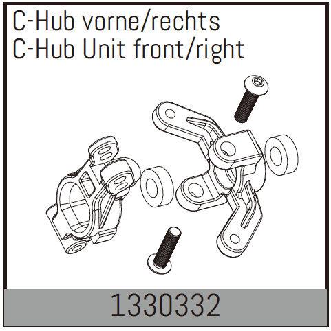 AB-1330332 - C-Hub vorne_rechts Absima AB-1330332 AB-1330332 - C-Hub vorne_rechts Absima AB-1330332