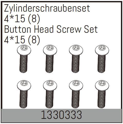 AB-1330333 - Zylinderschraubenset 415 (8) Absima AB-1330333 AB-1330333 - Zylinderschraubenset 415 (8) Absima AB-1330333