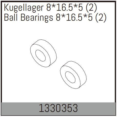 AB-1330353 - Kugellager 816.55 (2) Absima AB-1330353 AB-1330353 - Kugellager 816.55 (2) Absima AB-1330353