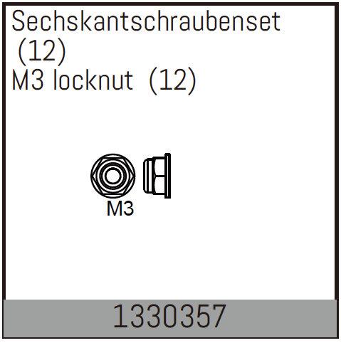 AB-1330357 - M3-Sicherungsmutter Absima AB-1330357 AB-1330357 - M3-Sicherungsmutter Absima AB-1330357