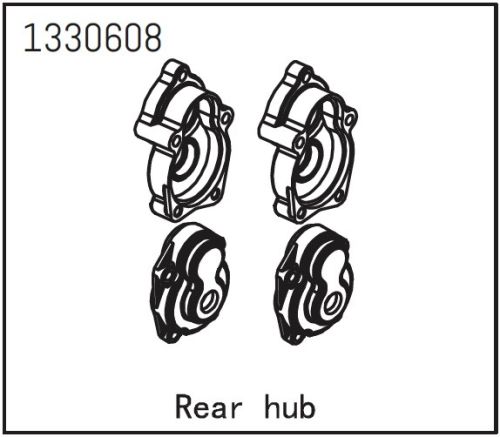 AB-1330608 - Hinterradnabe L_R - Yucatan Absima AB-1330608 AB-1330608 - Hinterradnabe L_R - Yucatan Absima AB-1330608