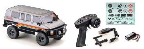 AB-18029V2 - 1:18 EVO Crawler Rock Van V2 2-Gear gunmetal RTR Absima AB-18029V2 AB-18029V2 - 1:18 EVO Crawler Rock Van V2 2-Gear gunmetal RTR Absima AB-18029V2