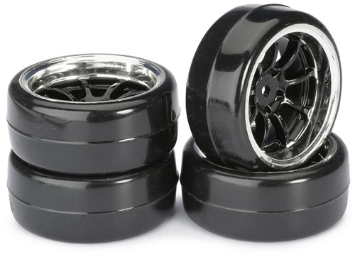 AB-2510043 - Drift LP 9-Sp._Profil B schw._chrom 1:10 (4 St.) Absima AB-2510043 AB-2510043 - Drift LP 9-Sp._Profil B schw._chrom 1:10 (4 St.) Absima AB-2510043