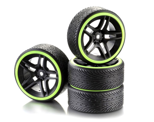 AB-2510050 - Drift 5-Speichen Profil B. Felge schwarz. Ring neon gelb Absima AB-2510050 AB-2510050 - Drift 5-Speichen Profil B. Felge schwarz. Ring neon gelb Absima AB-2510050