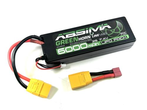 AB-4140018 - Absima Vol.2 LiPo 2S 7.4V-50C 6000 HC (XT90_T-Plug) AB-4140018 AB-4140018 - Absima Vol.2 LiPo 2S 7.4V-50C 6000 HC (XT90_T-Plug) AB-4140018