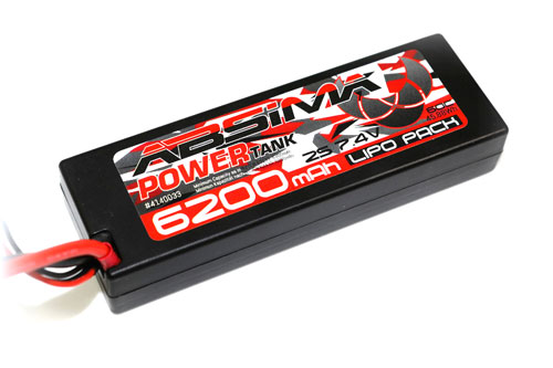 AB-4140030 - Power Tank Lipo 7.4V 60C 6200mAh HC (XT90) Absima AB-4140030 AB-4140030 - Power Tank Lipo 7.4V 60C 6200mAh HC (XT90) Absima AB-4140030