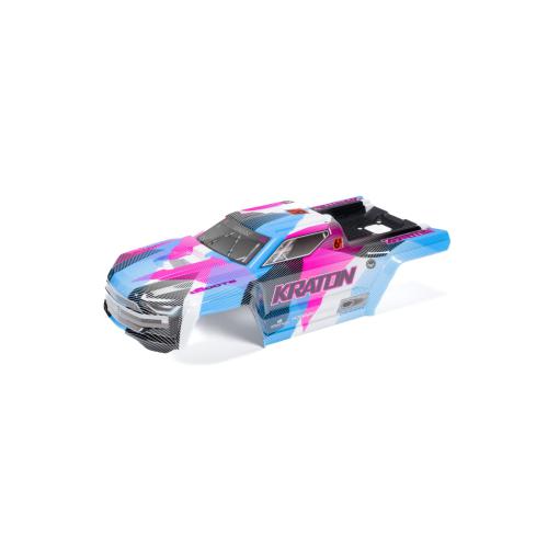 ARA-1518 - 1_8 Painted Body with Decals. Blue_Pink: KRATON 6S BLX V6 ARRMA ARA-1518 ARA-1518 - 1_8 Painted Body with Decals. Blue_Pink: KRATON 6S BLX V6 ARRMA ARA-1518