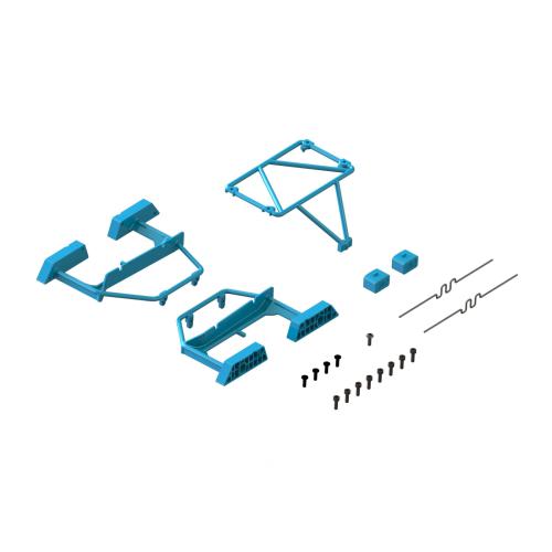 ARA-1569 - Desert Truck Body Roll Cage Set. Blue: GROM ARRMA ARA-1569 ARA-1569 - Desert Truck Body Roll Cage Set. Blue: GROM ARRMA ARA-1569