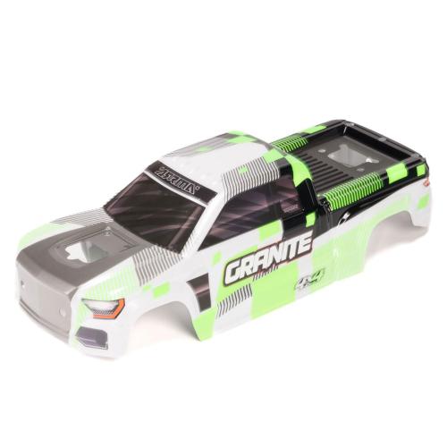 ARA-2245 - 1_10 Clipless Painted Decaled Body. Green: GRANITE 4X4 ARRMA ARA-2245 ARA-2245 - 1_10 Clipless Painted Decaled Body. Green: GRANITE 4X4 ARRMA ARA-2245