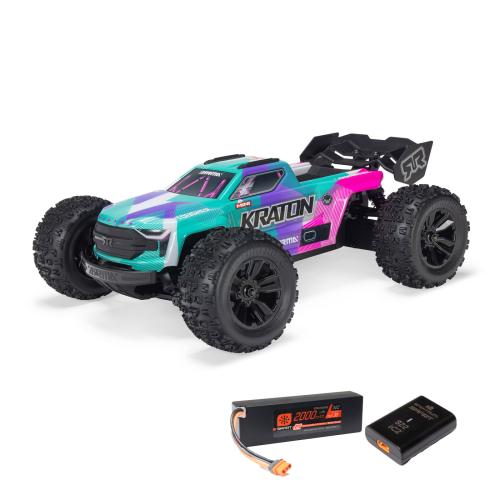 ARA2508ST2 - 1_16 MINI KRATON 3S DSC 4X4 RTR BL Speed Truck. Tuerkis_Pink ARRMA ARA2508ST2 ARA2508ST2 - 1_16 MINI KRATON 3S DSC 4X4 RTR BL Speed Truck. Tuerkis_Pink ARRMA ARA2508ST2