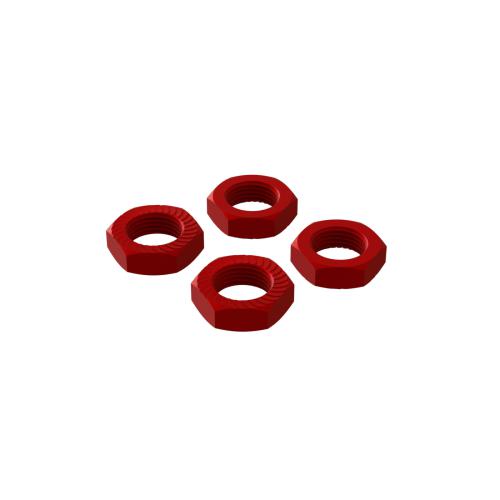 ARA310906 - Aluminum Wheel Nut. 17mm Red (4) ARRMA ARA310906 ARA310906 - Aluminum Wheel Nut. 17mm Red (4) ARRMA ARA310906
