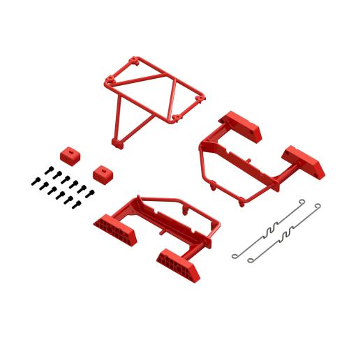 ARA320820 - Desert Truck Body Roll Cage Set. Red: GROM ARRMA ARA320820 ARA320820 - Desert Truck Body Roll Cage Set. Red: GROM ARRMA ARA320820