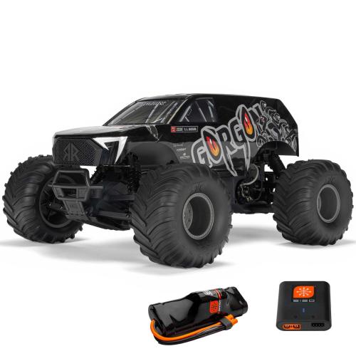 ARA3230ST3 - 1_10 GORGON 2WD RTR Brushed Monster Truck (Akku & Ladegeraet). Gun Metal ARRMA ARA3230ST3 ARA3230ST3 - 1_10 GORGON 2WD RTR Brushed Monster Truck (Akku & Ladegeraet). Gun Metal ARRMA ARA3230ST3
