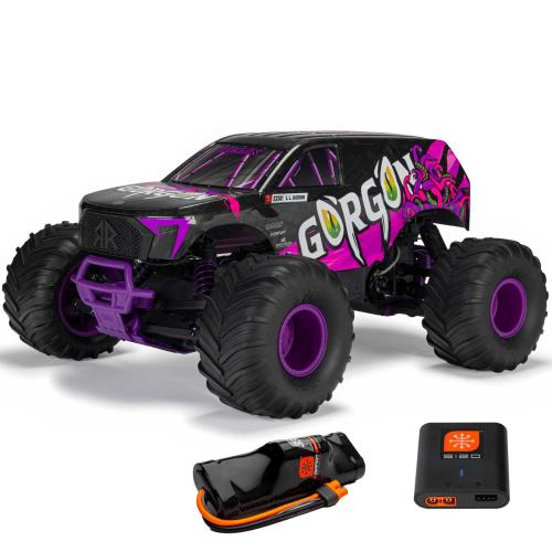 ARA3230ST4 - 1_10 GORGON 2WD RTR Brushed Monster Truck (Akku & Ladegeraet). Lila ARRMA ARA3230ST4 ARA3230ST4 - 1_10 GORGON 2WD RTR Brushed Monster Truck (Akku & Ladegeraet). Lila ARRMA ARA3230ST4