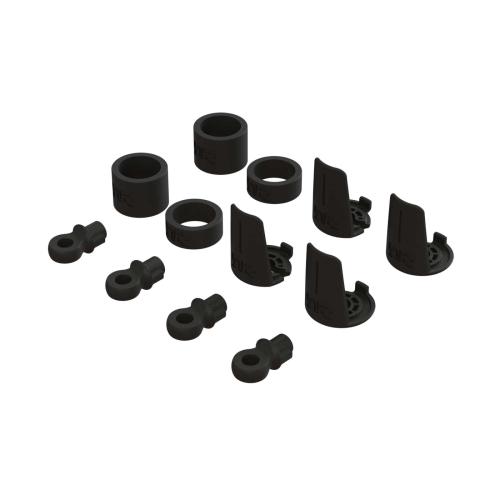 ARA330666 - Spring Perch And Rod End Set ARRMA ARA330666 ARA330666 - Spring Perch And Rod End Set ARRMA ARA330666