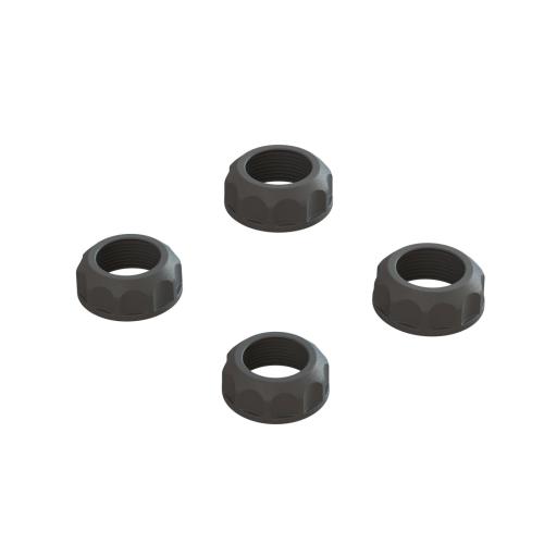 ARA330828 - Shock Cap (4): 4X4. Black ARRMA ARA330828