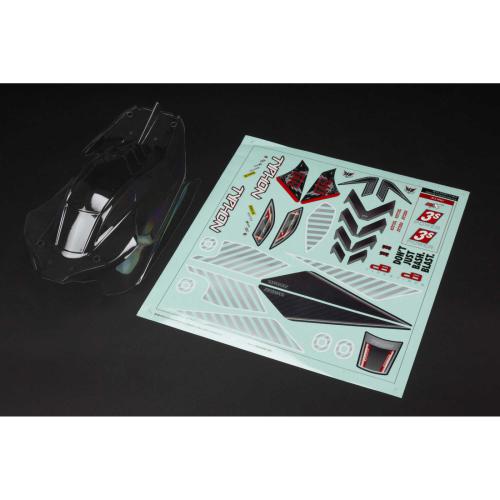 ARA402270 - 1_8 Clear Body with Decals: TYPHON 4X4 ARRMA ARA402270 ARA402270 - 1_8 Clear Body with Decals: TYPHON 4X4 ARRMA ARA402270