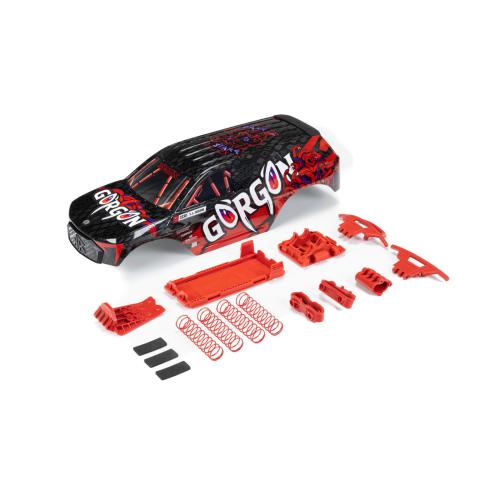 ARA402354 - GORGON Painted Decaled Trimmed Body Set. Black _ Red ARRMA ARA402354 ARA402354 - GORGON Painted Decaled Trimmed Body Set. Black _ Red ARRMA ARA402354