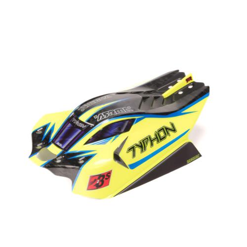 ARA406172 - 1_8 Clipless Painted Decaled Body. Yellow_Blue: TYPHON 4X4 ARRMA ARA406172 ARA406172 - 1_8 Clipless Painted Decaled Body. Yellow_Blue: TYPHON 4X4 ARRMA ARA406172