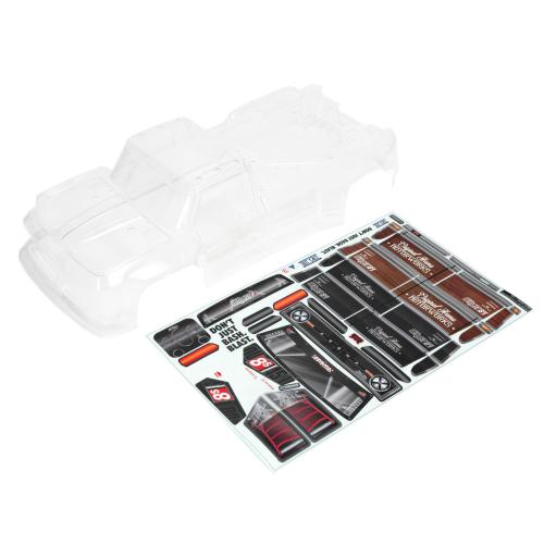 ARA409006 - 1_5 Clear Body Shell with Decals: OUTCAST 8S ARRMA ARA409006 ARA409006 - 1_5 Clear Body Shell with Decals: OUTCAST 8S ARRMA ARA409006