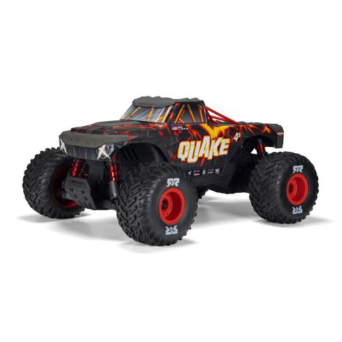 ARA4437T1 - ARRMA QUAKE 4S DSC 4X4 RTR BL Monster Truck. Schwarz_Rot 1:8 ARA4437T1 ARA4437T1 - ARRMA QUAKE 4S DSC 4X4 RTR BL Monster Truck. Schwarz_Rot 1:8 ARA4437T1