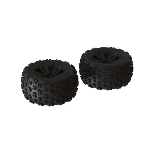 ARA550059 - 1_8 dBoots Copperhead2 MT Front_Rear 3.8 Pre-Mounted Tires. 17mm Hex. Black (2) ARRMA ARA550059 ARA550059 - 1_8 dBoots Copperhead2 MT Front_Rear 3.8 Pre-Mounted Tires. 17mm Hex. Black (2) ARRMA ARA550059