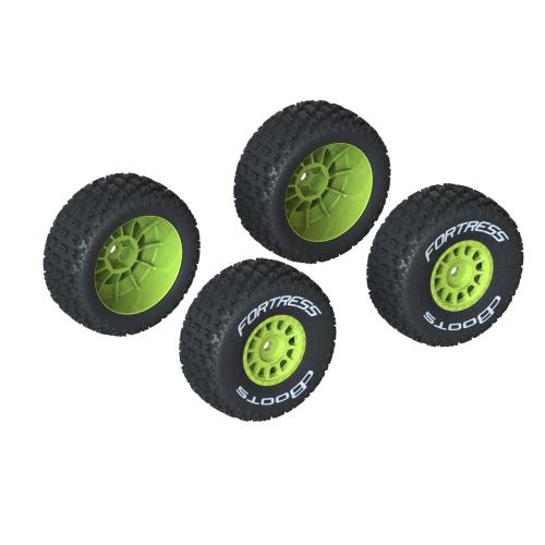 ARA550115 - dBoots FORTRESS Tire Set Glued. Yellow (2 Pairs) ARRMA ARA550115 ARA550115 - dBoots FORTRESS Tire Set Glued. Yellow (2 Pairs) ARRMA ARA550115