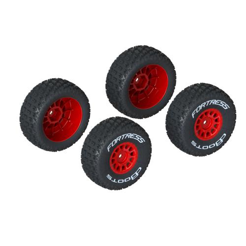 ARA550116 - dBoots FORTRESS Tire Set Glued. Red (2 Pairs) ARRMA ARA550116 ARA550116 - dBoots FORTRESS Tire Set Glued. Red (2 Pairs) ARRMA ARA550116