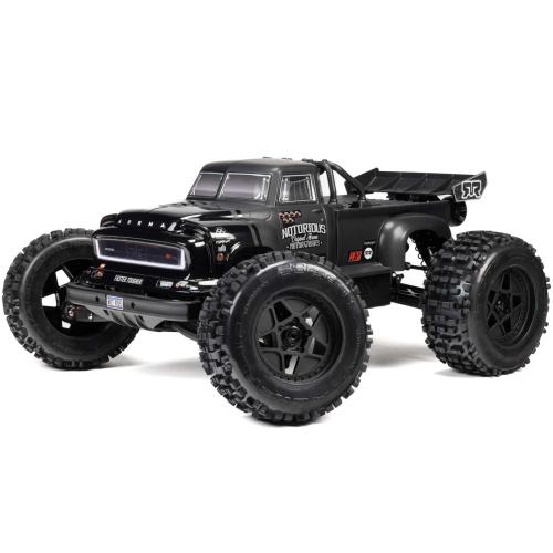 ARA8611V6T1 - 1_8 NOTORIOUS 6S V6 4X4 BLX Brushless Stunt Truck RTR. Black ARRMA ARA8611V6T1 ARA8611V6T1 - 1_8 NOTORIOUS 6S V6 4X4 BLX Brushless Stunt Truck RTR. Black ARRMA ARA8611V6T1