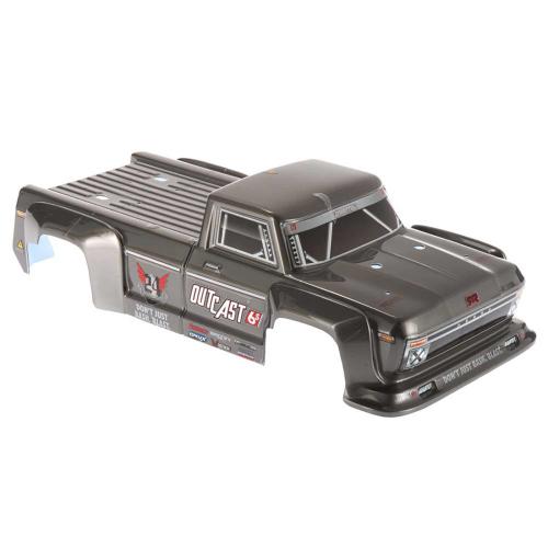 ARAC3313 - 1_8 Painted Body. Black: Outcast ARRMA ARAC3313 ARAC3313 - 1_8 Painted Body. Black: Outcast ARRMA ARAC3313