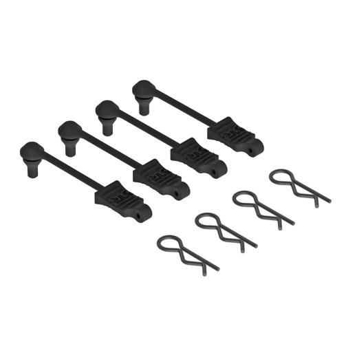 ARAC3445 - Body Clip Retainer 1_10 Scale Black (4 Stueck) ARRMA ARAC3445 ARAC3445 - Body Clip Retainer 1_10 Scale Black (4 Stueck) ARRMA ARAC3445