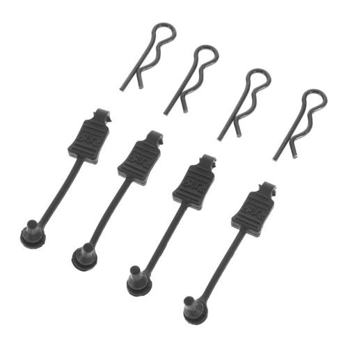 ARAC3447 - Body Clip Retainer 1_8 Scale Black (4) ARRMA ARAC3447 ARAC3447 - Body Clip Retainer 1_8 Scale Black (4) ARRMA ARAC3447