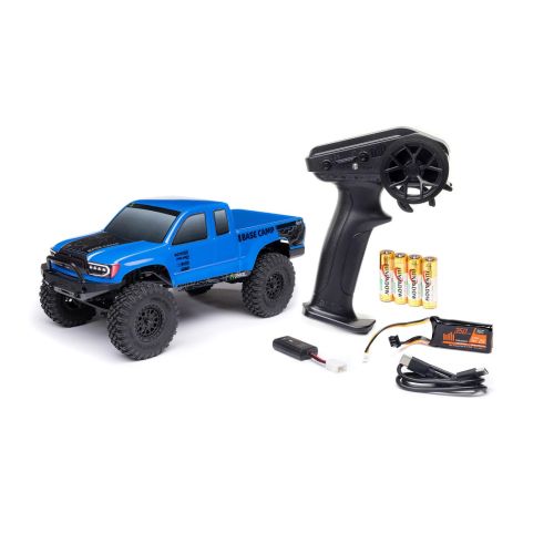 AXI-1219T2 - 1_24 SCX24 Base Camp 4x4 Rock Crawler Brushed RTR - Blau Axial AXI-1219T2 AXI-1219T2 - 1_24 SCX24 Base Camp 4x4 Rock Crawler Brushed RTR - Blau Axial AXI-1219T2