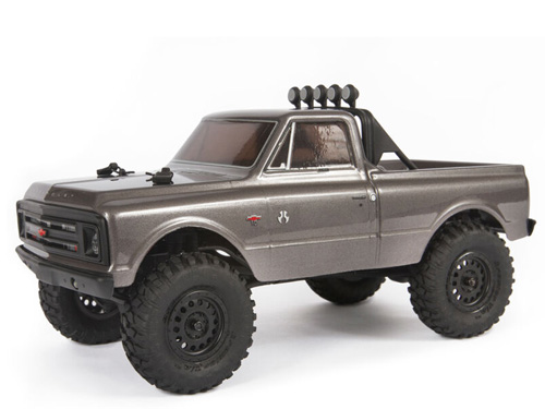 AXI00001T2 - SCX24 1967 Chevrolet C10 4WD 1_24 Brushed silber - RTR Axial AXI00001T2