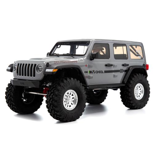 AXI03003BT1 - 1_10 SCX10 III Jeep JLU Wrangler 4X4 Rock Crawler with Portals RTR. Gray Axial AXI03003BT1