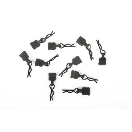 AXI206000 - 3mm Body Clip with Tab. Black (10) Axial AXI206000 AXI206000 - 3mm Body Clip with Tab. Black (10) Axial AXI206000