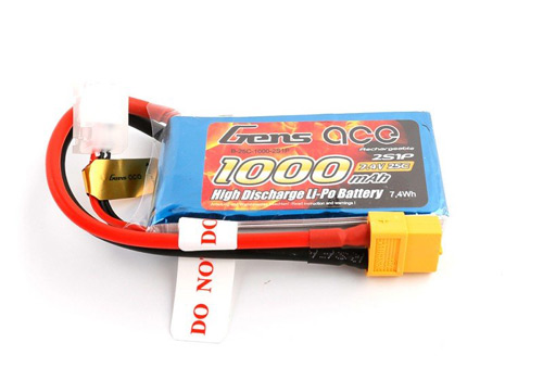 B-25C-1000-2S1P-XT60 - LIPO 653562 1000mAh 25C 7.4V_GENS ACE XT60 B-25C-1000-2S1P-XT60 B-25C-1000-2S1P-XT60 - LIPO 653562 1000mAh 25C 7.4V_GENS ACE XT60 B-25C-1000-2S1P-XT60