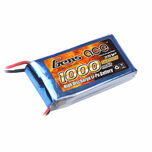 B-25C-1000-2S1P - LIPO 653562 1000mAh 25C 7.4V_GENS ACE B-25C-1000-2S1P B-25C-1000-2S1P - LIPO 653562 1000mAh 25C 7.4V_GENS ACE B-25C-1000-2S1P
